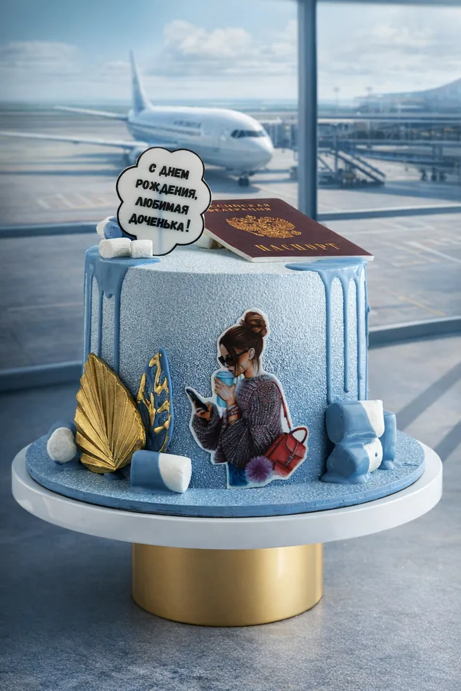 Авторский торт на день рождения — заказ СПб — Milovi Cake